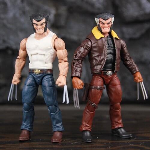 Original Marvel Legends Logan Wolverine 6" Action Figure Brown Color Days of Future Past Doll Toys Model