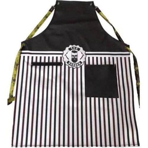 Full Leather Material Hairdressing Cape for Salon Barber 65x86CM High Quality Black Hairdresser Apron Waterproof Hairdresser