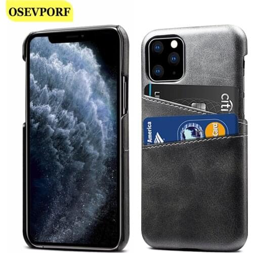 Card Holder Phone Case for iPhone 11 Pro Max X XS Max Credit ID Card Pocket Leather Card Holder Bag Cover for iPhone 8 7 6 Coque