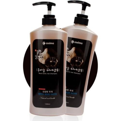 Shampoo - Fermented Black Garlic Scalp Care Shampoo Cosima Moisture Nutriment Deep Cleansing Natural&Health Hair Korea cosmetic
