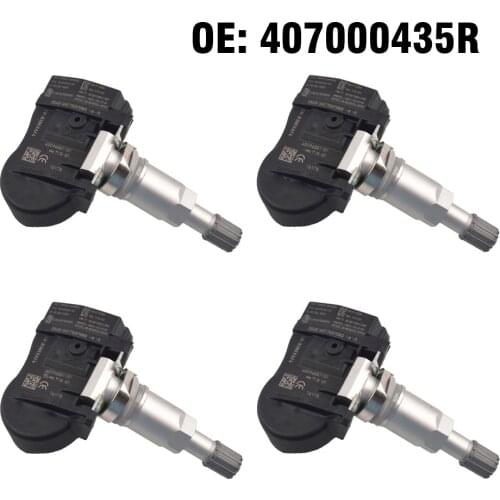 4pcs TPMS Tire Pressure Monitor System 433 MHZ Sensor for Renault Megane III Scenic 3 Laguna 3 4 Fluence Latitude