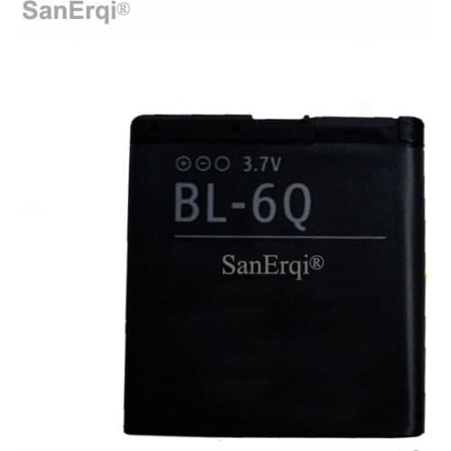 SanErqi 100% Tested Replacement Li-ion Polymer Phone Battery BL-6Q For Nokia 6700C 6700 970 mAh Battery