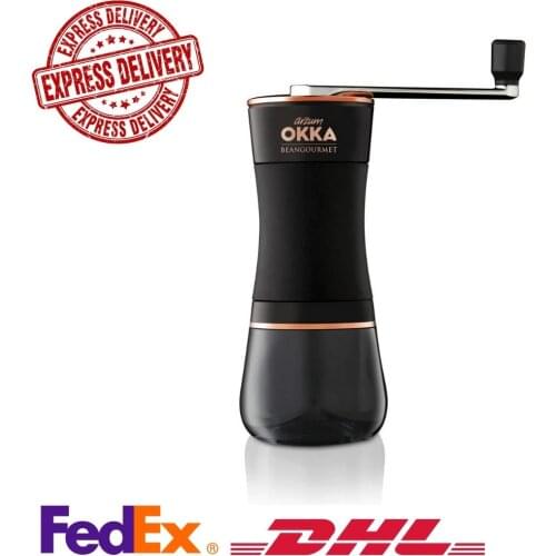 3x Arzum Okka Beangourmet Turkish Coffee Mill Original Black-Copper - Turkish Coffee - Manual Coffee Grinder - Coffee Mill