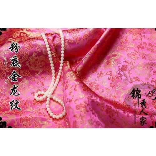 013 DIY Garment Sewing Supplies & Fabrics Brocade and Satin Fabric Dragon Series ofTang Qipao Silk and Satin Fabrics