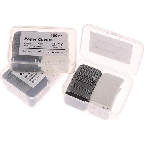 100PCS Disposable Dental Barrier Envelopes Protective Pouch Cover Bags 3 Size Plate Dental Digital Ray