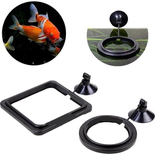 IN STOCK 2PCs Floating fish feed feeding ring fish tank feeding floating ring feeding ring feeder