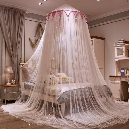 2021 New Princess Style Mosquito Net Round Circular Dome Canopy Adults Kids Baby Universal Mosquito Nets