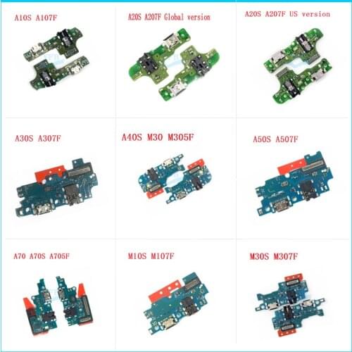 5PCSUSB Charging Dock Port Connector Flex Cable For Samsung Galaxy M11 A11 M21 M31 M30S A10S A20S A30S A50S A70S M10S M20S M40S