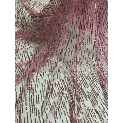 Glued glitter african Tulle lace SYJ-6123 for nice dress modern design french net lace fabric