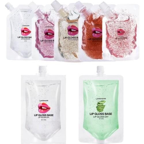 Lip Gloss Base Oil DIY Lip Gloss Material Gel For Lip Gloss Lipgloss Moisturizing Base Oil for Makeup Cosmetics Supplies