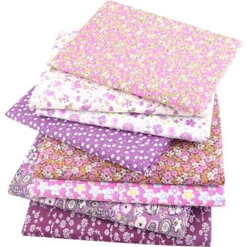 Booksew 50*150cm Elegant Floral Cotton Printed Cloth Plain Fabrics For Sewing DIY Crafts Bag Patchwork Needlework by the Meters