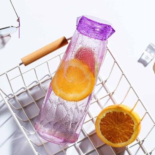 Diamond crystal cup Unbreakable Portable Leak-proof Sports Travel Water Bottle Cup Cycling Camping A1