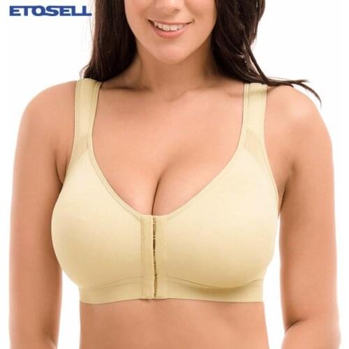 S-5XL Women Posture Corrector Lift Up Bra New Cross Back Bra Breathable Underwear Shockproof Sports Support Fitness Vest Bras
