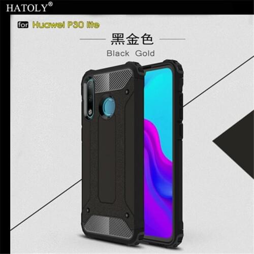 For Huawei P30 Lite Case Anti-knock Rugged Armor Back Cover For Huawei P30 Lite Silicone Phone Bumper Case For Huawei P30 Lite