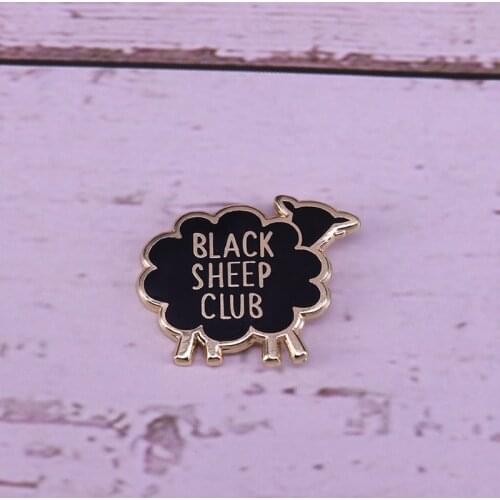Black Sheep Club Enamel Pin