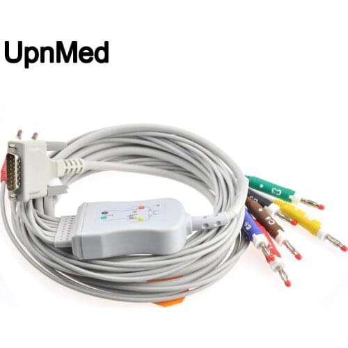 Esaote P80 ECG 10 Lead EKG Cable,Banana 4.0mm,IEC
