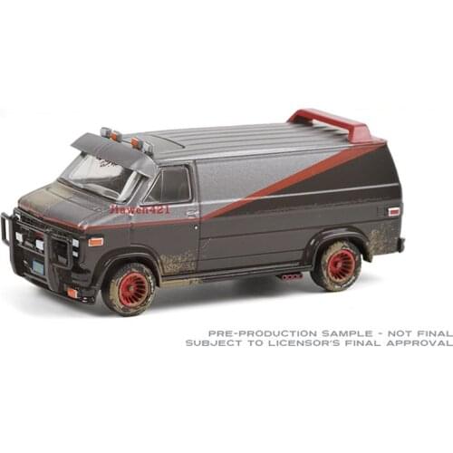 Diecast Model Cars 1:64 1983 GMC Vandura (Weathered Version) Alloy model car Static Display Collection Hot Toys for Boys