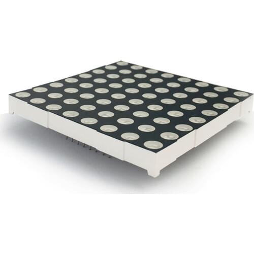 MCIGICM 60mm Square 8*8 Red Color 5mm LED Common Anode Matrix Screen - Super Bright 60mm*60mm led matrix