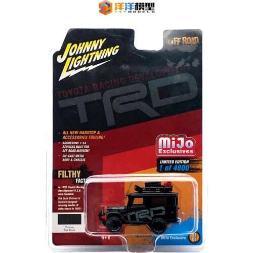 Johnny Lightning 1/64 Toyota Land cruiser Diecast Collection of Simulation Alloy Car Model Children Toys