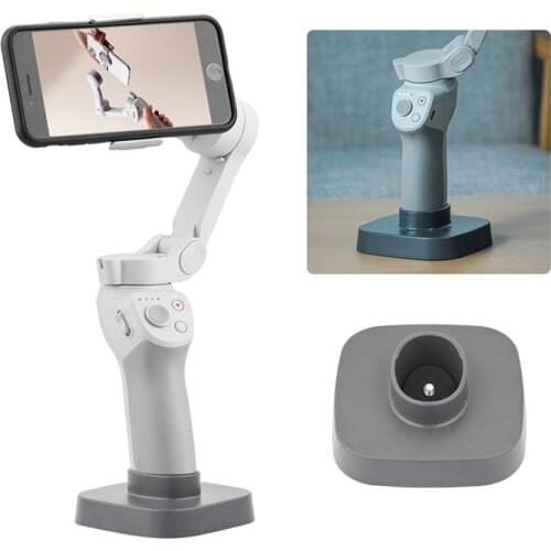 Desktop Mount Holder Stand Base for DJI OM 4 Osmo Mobile 3 Handheld Gimbal Stabilizer Tabletop Support Accessory 1/4 Inch Screw