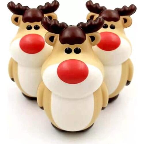 New Soft Slow Resilient Christmas Reindeer Stress Relief Toy Gift Fun Toys For Adults And Children