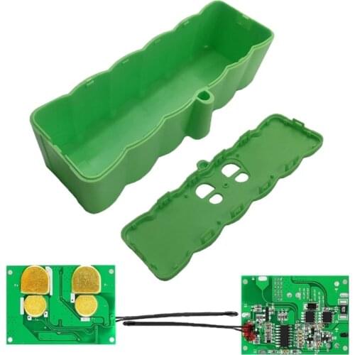 Vacuum Cleaner Charging PCB Circuit Board for iRobot Roomba Robot 500 600 800 Series 14.4V Lithium Battery Housing Shell Case