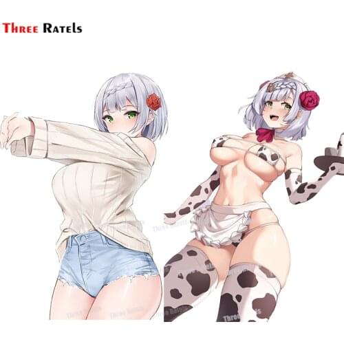 Three Ratels A169 Hot Game Noelle Genshin Impact Car Motorcycle Sticker Vinyl Material Decal Anime Personality Occlusion Scratch