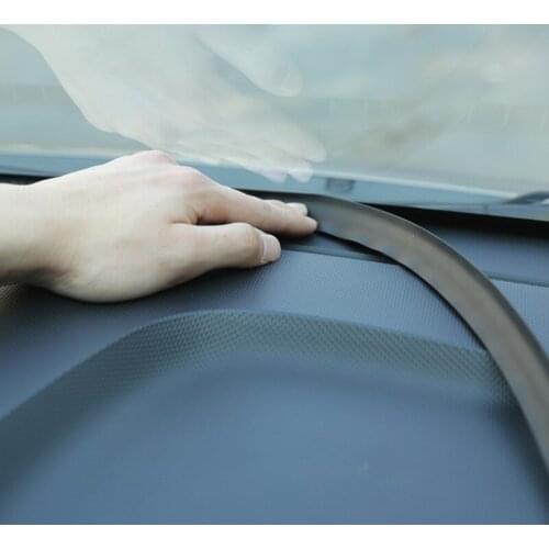 Upgrade 1.6M Car Dashboard Sealing Strips Stickers Sound Insulation Rubber Strip For dodge ram 2500 1500 journey caliber durango