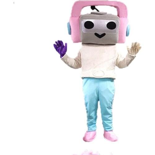 Adults Robot Mascot Costume Suits Party Game Dress Outfits Clothing Advertising Promotion Carnival Cosplay Hallowen Gift Fursuit