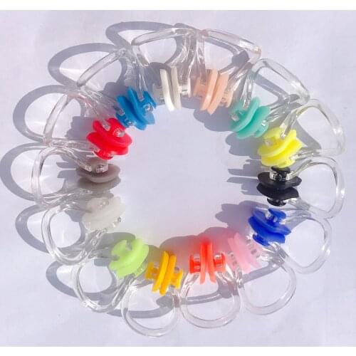 5pcs/lot High Quality Reusable Soft Silicone Swimming Nose Clip Comfortable Diving Surfing Swim Nose Clips For Adults Children