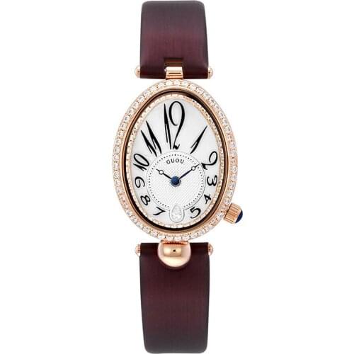 2021 New Fashion Oval Watch Female Top Brand Diamond Studded Elegant Waterproof Quartz Clock for Wife Gift Relogio Feminino