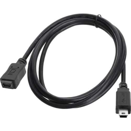 Chenyang 50cm 150cm USB 2.0 Hi speed Mini USB 5Pin Male to Female Extension Adapter Cable Black