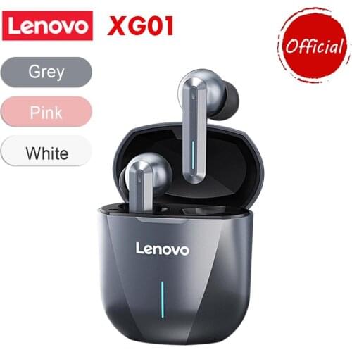 Original Lenovo XG01 TWS Wireless Headphones Bluetooth 5.0 Earphone Touch Control Gaming Headset HiFi Stereo Bass Earbuds w/ Mic