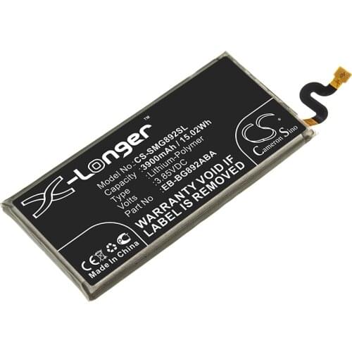 CS 3900mAh / 15.02Wh battery for Samsung Galaxy S8 Active,Galaxy S8 Active TD-LTE,SM-G892A,SM-G892U EB-BG892ABA