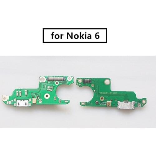 For Nokia 6 USB Charger Port Dock Connector PCB Board Ribbon Flex Cable phone screen repair spare parts