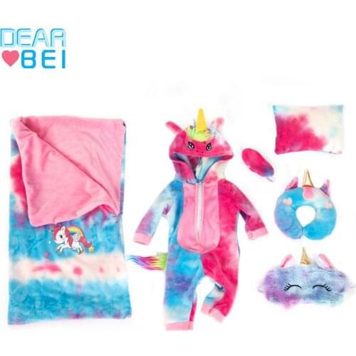 6-piece suit for bathing and sleeping Fit For 43cm Baby Doll 17 Inch Reborn Baby Doll Clothes