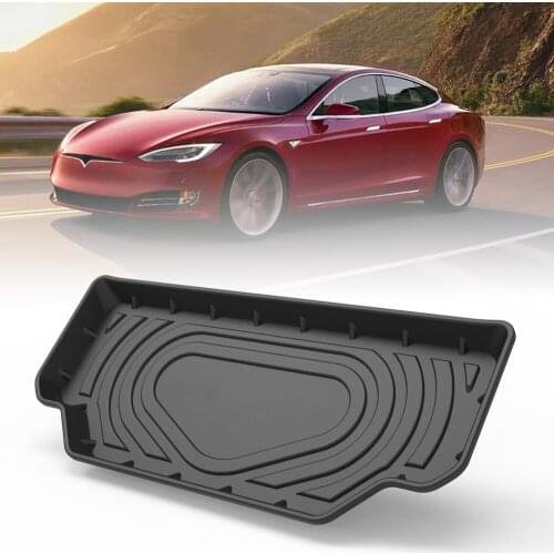 TPE Front Trunk Mat For Tesla Model 3/Model S/Model X 2016 2017 2018 2019 2020 Custom Rubber 3D Cargo Liner Accessories
