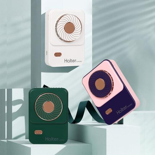 Mini Fan Neck Fan USB Rechargeable Fan Mute Adjustable Sports Fans for Home Outdoor Ventilador Portatil Abanicos