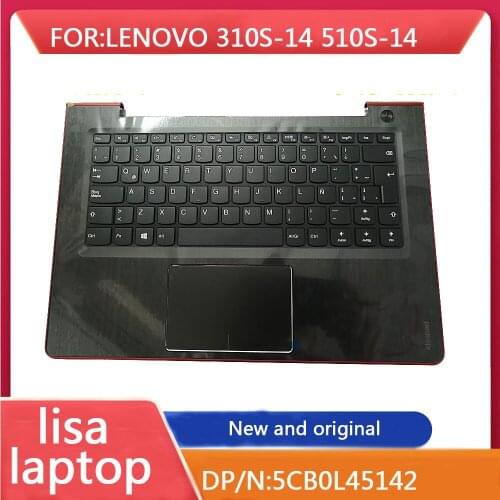 New For Lenovo Ideapad 510S-13 510S-13IKB 510S-13ISK 310S-13 310S-13isk Latin keyboard upper cover Touchpad,5CB0L45142