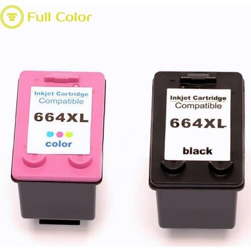 FULLCOLOR premium quality ink cartridge 664 compatible for hp deskjet ink Advantage 2136 3636 3836 4536 3635 3776 3775 printer
