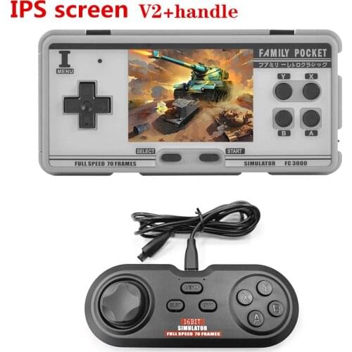 FC3000 Handheld video Gaming Console 8 Bit 2g memory Simulator White Machine Children Color Game PXPX7