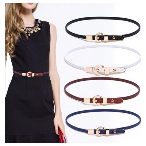 2021 PU Leather Womens Belt Fashion Jeans Belt Womens Retro Pin Buckle Female Waistband Ladies Vintage Strap Waist Belt