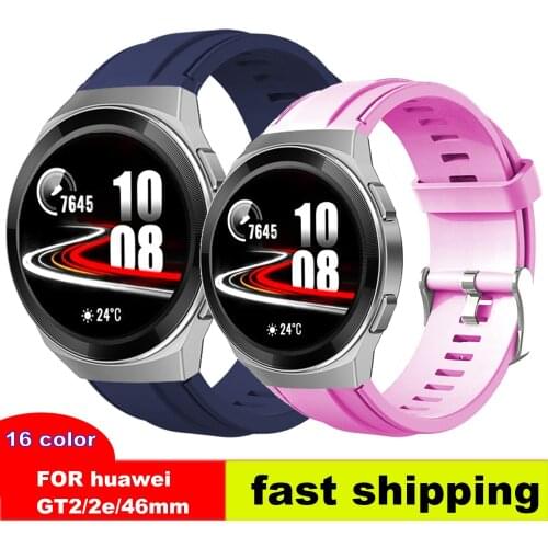 Huawei Watch GT 2 strap for Samsung Galaxy watch 46mm Gear S3 frontier 46 mm Sport silicone 22mm watch band bracelet GT2/2e