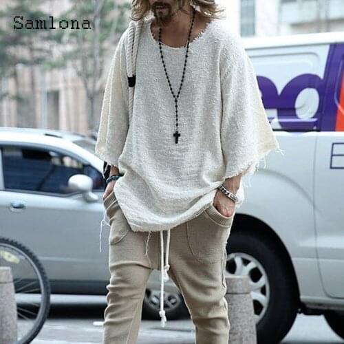 Samlona Men's Long Sleeve T-Shirts