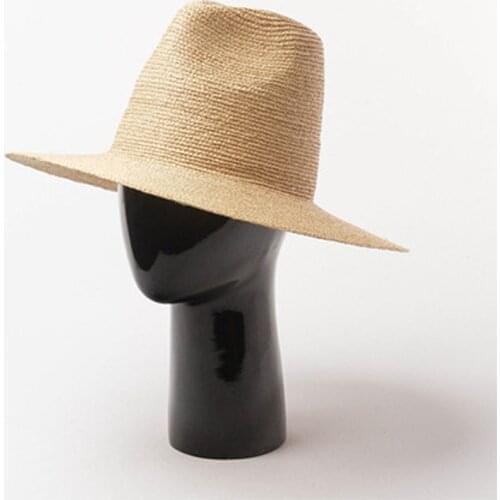 Womens Summer Hat Unisex Topper Hat for Men Sun Protection Cap Female High Top Wide Brim Hat Sun Hat Raffia Straw Hat Beach Hat