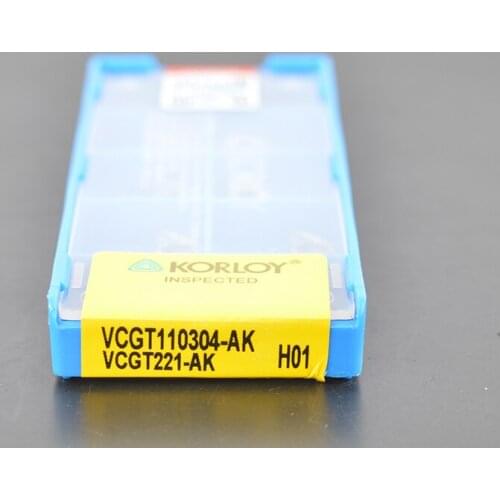 High Quality Finish for Aluminum VCGT110304-AK H01 10pcs