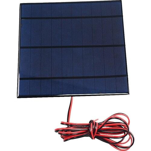 1PCS 5V 840mA With 200CM Wire Mini Solar System DIY For Battery Cell Phone Charger 4.2W