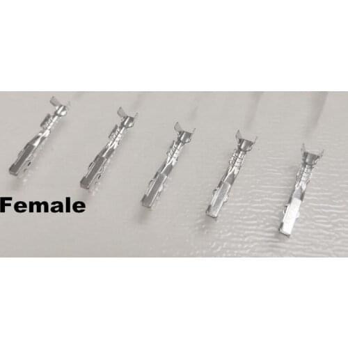 30/50/100/200pcs/lot Female Crimp Terminals (Pins) For HONDA Civic 6189-7037 Ignition Coil Connector Plug