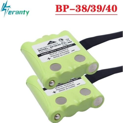 4.8V 700MAH NIMH Rechargeable Battery Pack For Uniden Radio BP-38 BP39 BP-40 BT-1013 Battery For MOTOROLA TLKR T4 T6 T8 Cordless