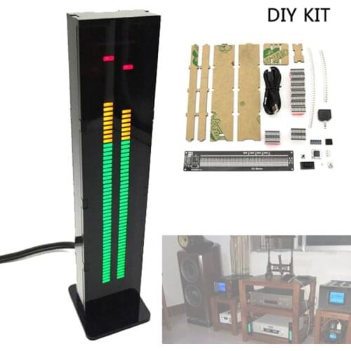 AS60 Dual Channel LED Digital Music Spectrum Audio Sound Level Display DIY Kit